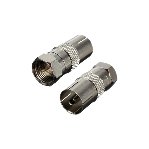 Переходник штекер "F"-штекер антенный