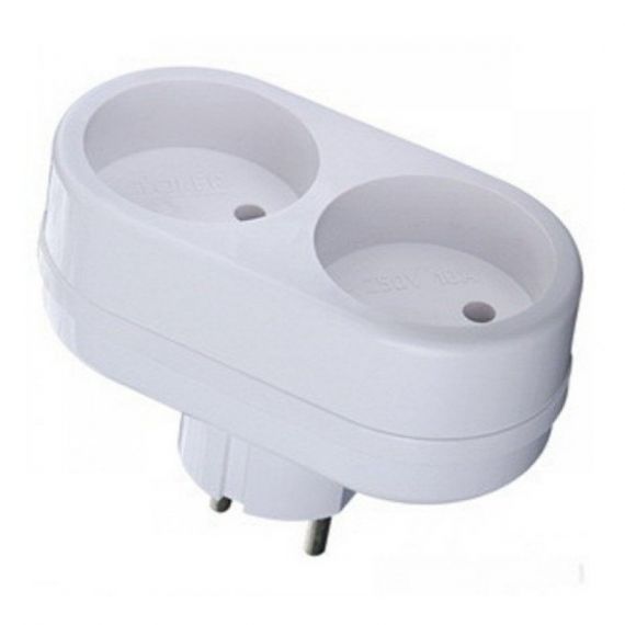 Двойник универс. б/з 2Т 6А-10А Токер 10617/84020