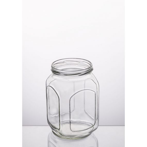 Стеклобанка 0,72л ТВИСТ 82 КВАДРАТ, АМФОРА