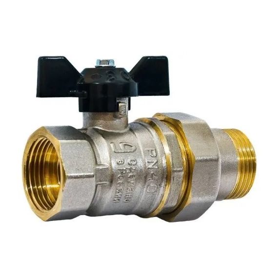 Кран шаровой латунный LD Pride 47.15.В-ГШ.Б Ду-15 Ру LD 47.306.15 109-0603
