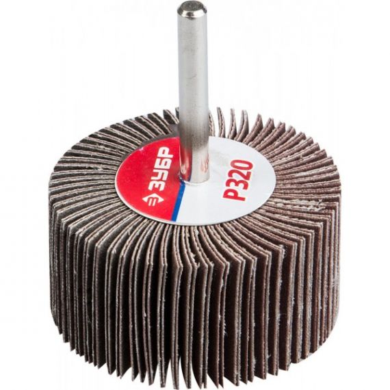 Круг лепестковый веерный ЗУБР 60*30мм Р320  36602-320