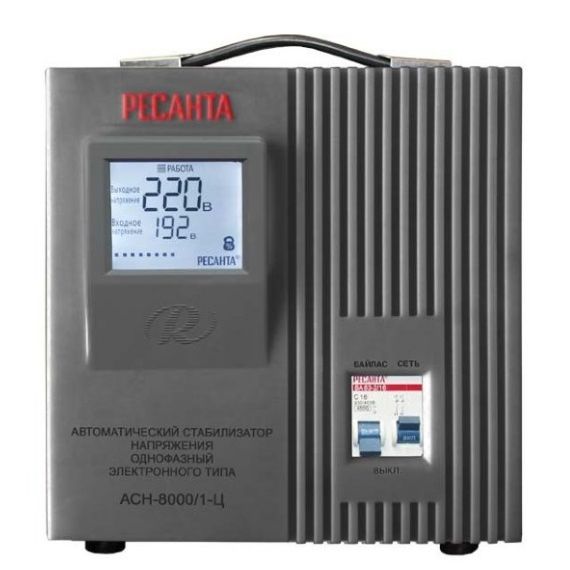 Стабилизатор напряжения  АСН-8000/1-Ц РЕСАНТА