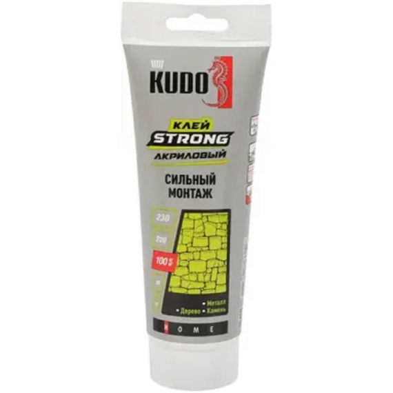 Клей монтажный KUDO STRONG КВТ-301 акриловый белый 200мл белый  271309