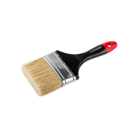 Кисть плоская 100мм STAYER Универсал Профи натуральная щетина  0104-100