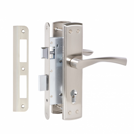 Замок врезной б/ц Vettore 7255-4 SN ж393