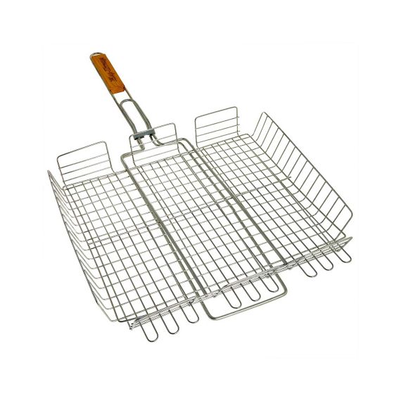 Решетка для барбекю ЖАР-ПТИЦА  420*350*50  А0001