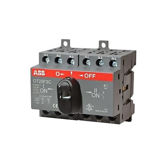 Рубильник реверс.OT25F3С 25А(20А АС23)АВВ