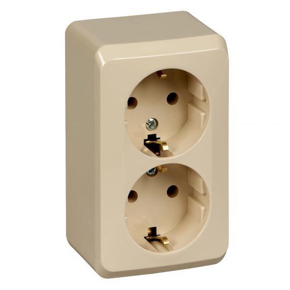 ЭТЮД Розетка РА 16-007К 2-я с/з о/у крем 21846