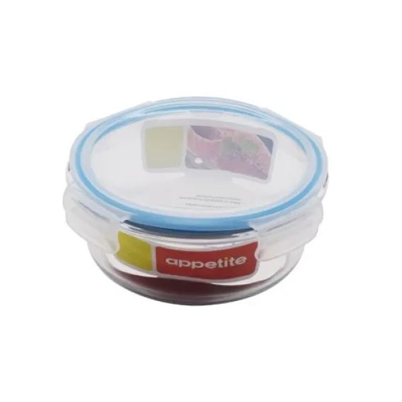 Контейнер 620мл стеклянный круглый тм Appetite 620/ 69648