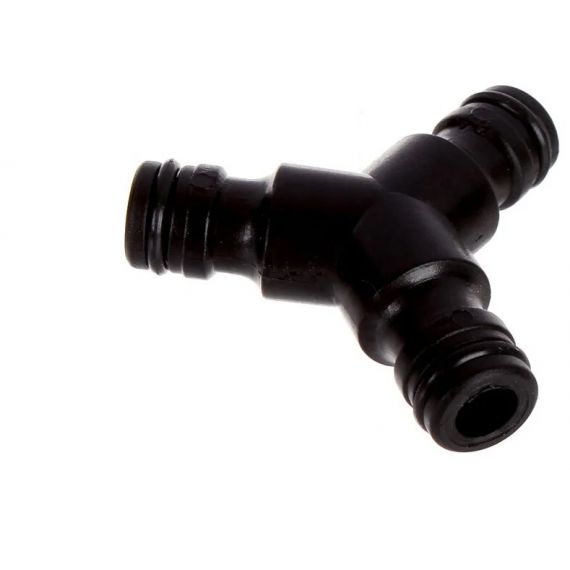 Переходник для шланга быстросъем, трехсторонний, блистер с клипсой, Grandy, JS-329 209102
