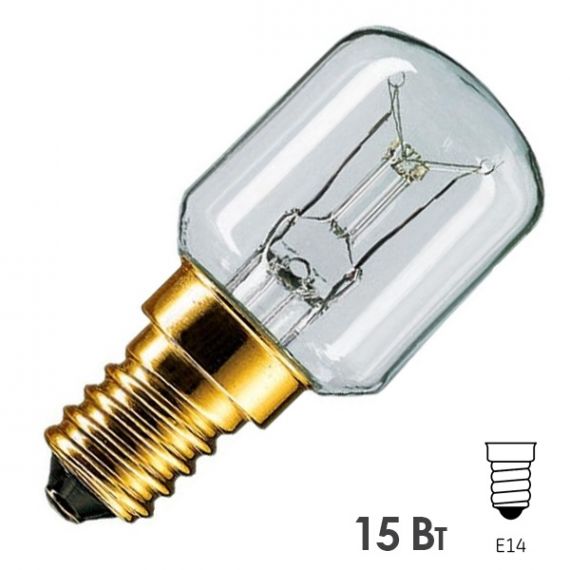 Лампа для духовых шкафов Favor T25 15W 230V E14 300°С 111383/ 8108005, изображение 2
