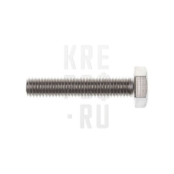 Болт DIN933 5*40 А2 нерж. 518042, изображение 2