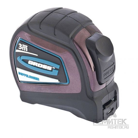 Рулетка GROSS Doppelhaken 3м*16мм  31122