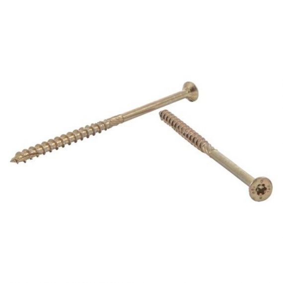 Шуруп с/нарез. д/дерева потай 6*100 1шт желтый цинк CS06100/310610/30041-60-100