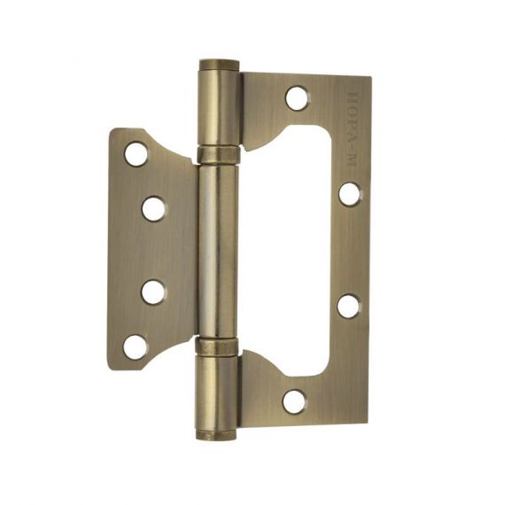 Петля накладная универсальная 800-4FHP AB бронза 2шт.  14651 л449