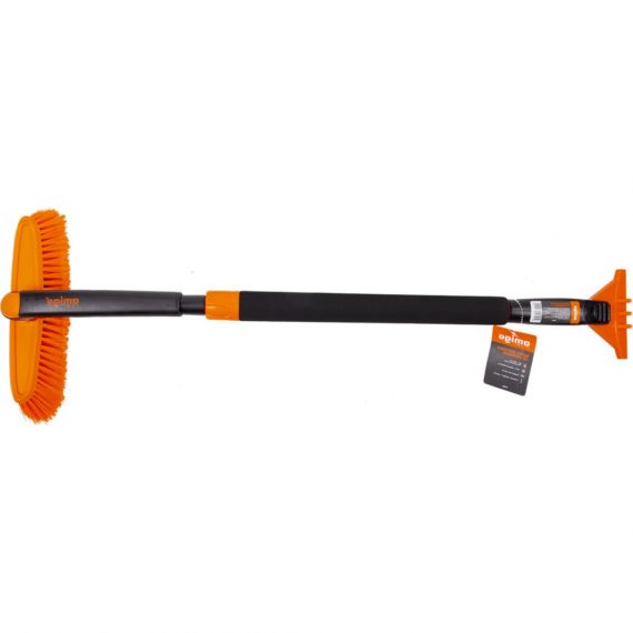 Щетка-сметка AMIGO телескопическая со скребком для уборки снега  71136