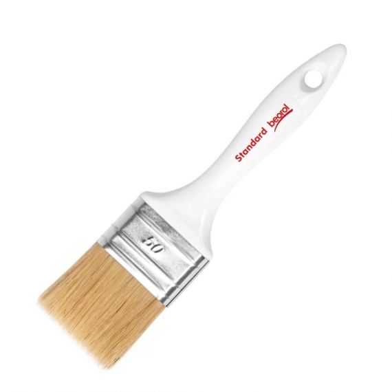 Кисть плоская 50мм BEOROL UE50RU пластиковая ручка  271742