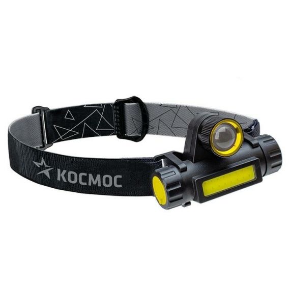 Фонарь налобный H103WLith с зумом 3Вт XPE, 3Вт СОВ Космос  47193