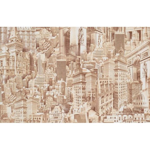 Обои бумажные Города беж 940-01