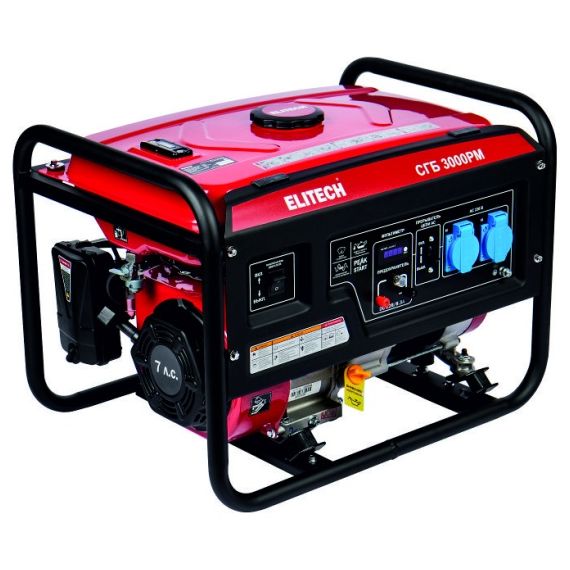 Генератор бензиновый инверторный ELITECH БИГ 3000РМ   210597, изображение 2