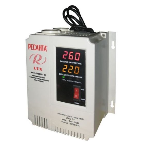 Стабилизатор напряжения  АСН-2000Н/1-Ц серии LUX  РЕСАНТА