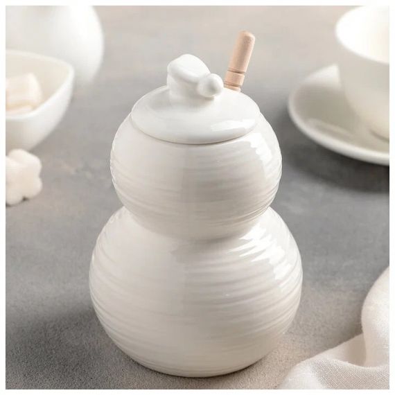 Банка для меда 150мл с силиконовой крышкой 811-0520, изображение 2