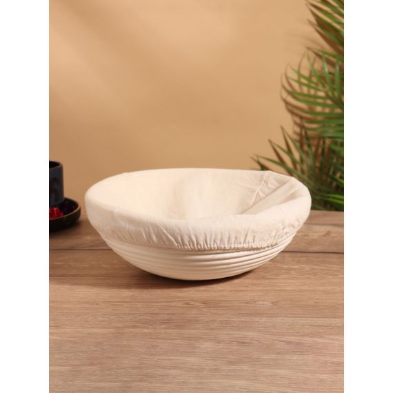 Корзинка с тканевым подкладом, 25х25х9 см, ротанг   10775894, изображение 2