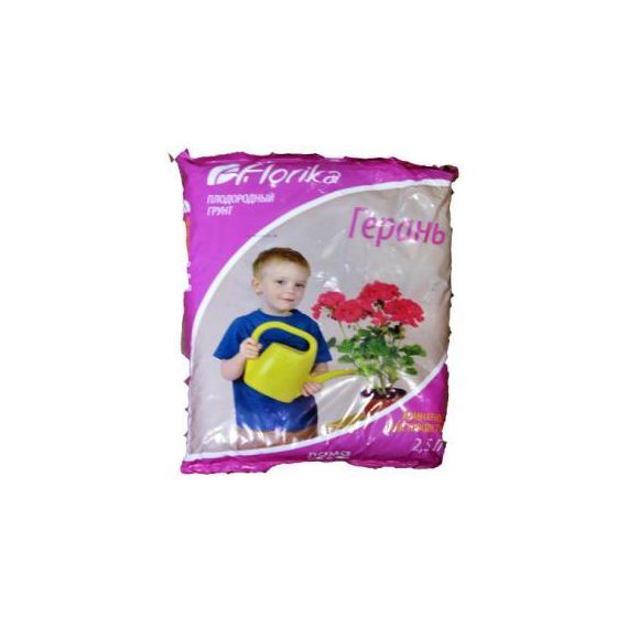 Грунт Флорика "Герань" 2,5л, Лама Торф 001-GR-FL-005102-2
