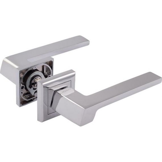 Ручка дверная  111К AL хром 16255