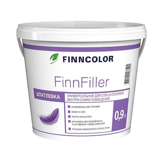 Шпатлевка Tikkurila Finn Filler финишная  0,9л  51472