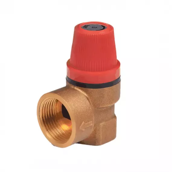 Клапан предохр пружинный угловой латунь 3008 Ду 15х15 Ру10 ВР  Рн=3  3008-02  019-2704, изображение 2