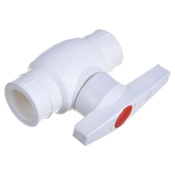 Кран шаровой TEBO бел. PP-R 20 полнопроходной  030060101