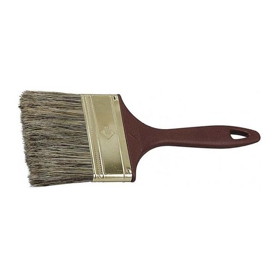 Кисть плоская 100мм ЗУБР АКВА искусств.щетина  4-01013-100