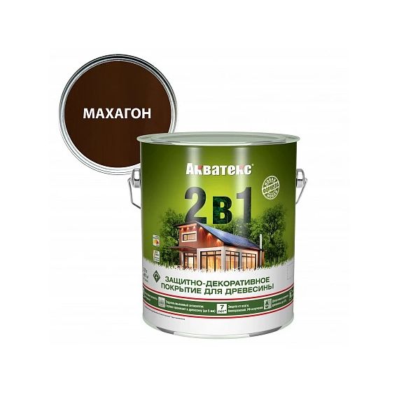 Акватекс 2,7л махагон 58278