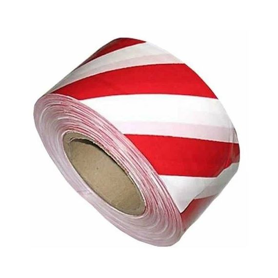 Сигнальная лента красно-белая 50*200м  160212
