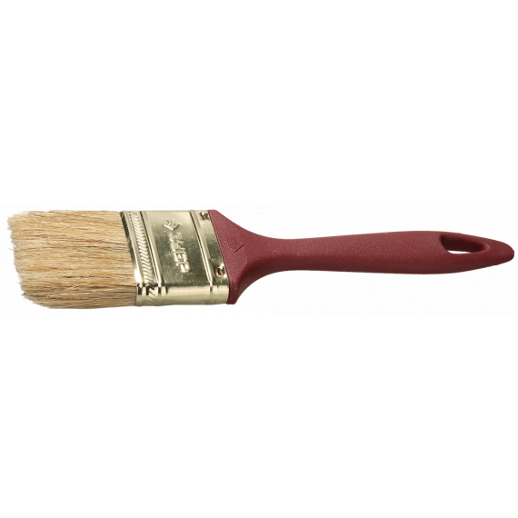 Кисть плоская 25мм ЗУБР КП-11 Универсал натуральная щетина  4-01011-025