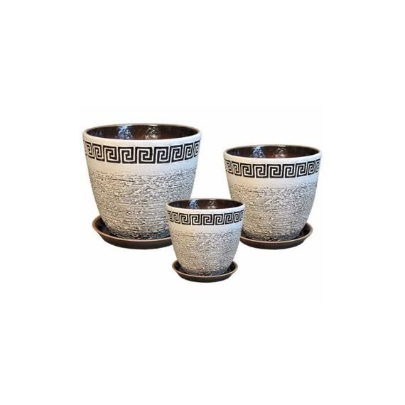 Горшок МЕАНДР бутон 26 см  ИВ 08