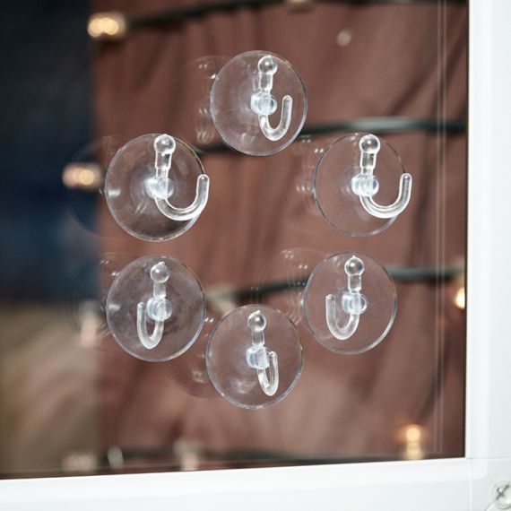 Крючки с присоской набор (10шт) 104-321