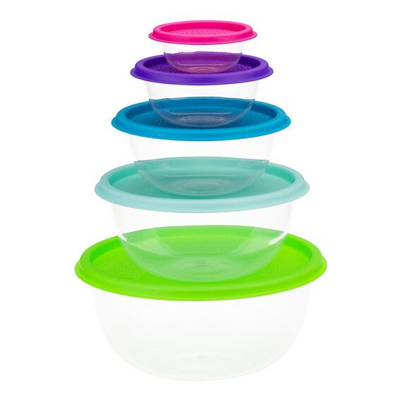 Набор мисок Радуга 5шт.  М1308