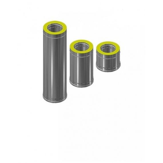 Труба-сэндвич нерж+нерж. (0,8мм) 115*200 1м  AISI   008070