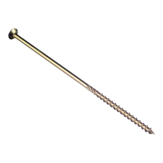 Саморезы Потай по дереву желтые 6*200