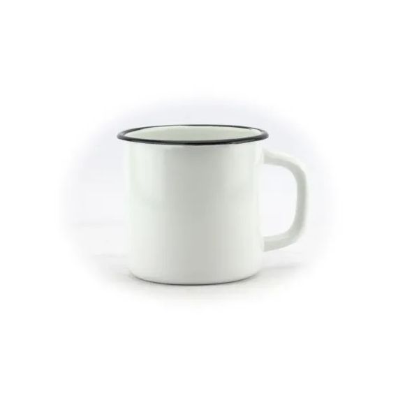 Кружка эмалированная 1,0л. без рисунка  0107/7