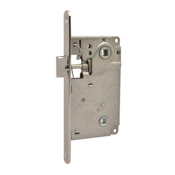 Корпус замка НОРА-М М 13-90мм (хром) под фикс. 8555/9619