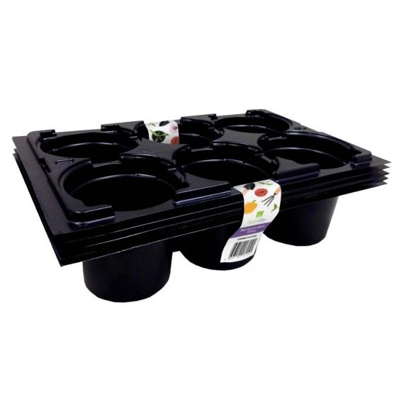 Кассета рассадная 5 шт, диаметр 80 мм, 6 ячеек, ГазонCity 487471