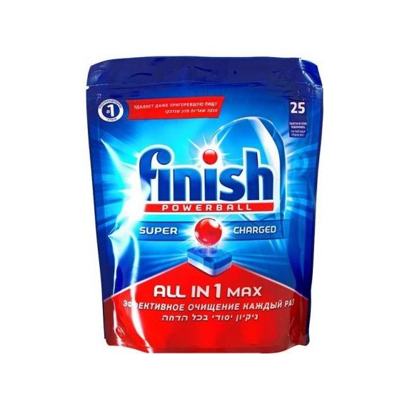 Таблетки для посудомоечных машин FINISH ALL 25шт. 3018760
