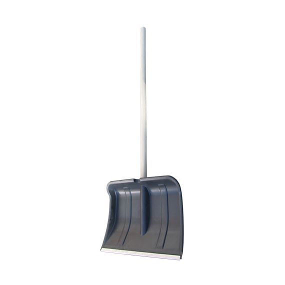 Лопата снеговая БОГАТЫРЬ пласт. 500*375 с алюм.черенком