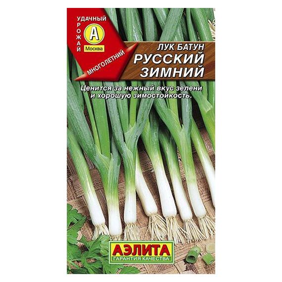 Семена Аэлита Лук батун Русский зимний 0,5г