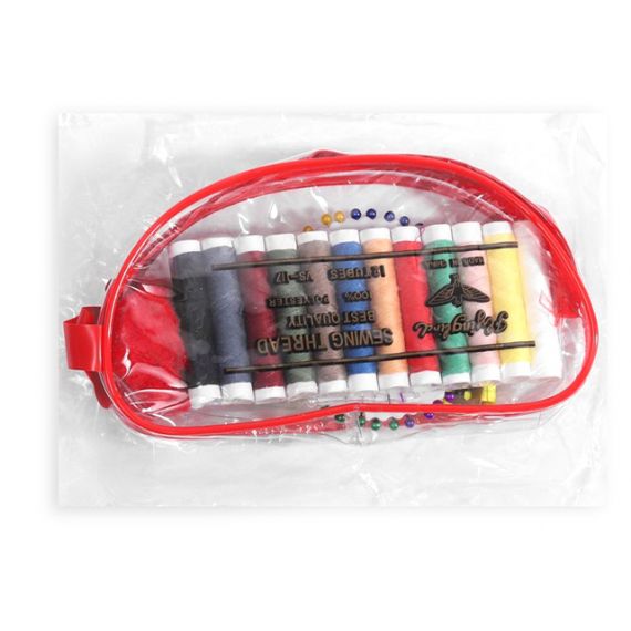 Швейный набор, 65 предметов, в сумочке ПВХ, 600403