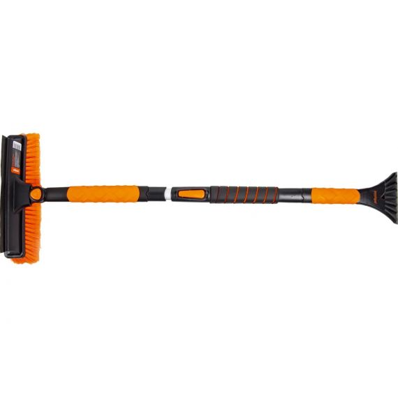 Щетка-сметка AMIGO телескопическая со скребком для уборки снега  71113