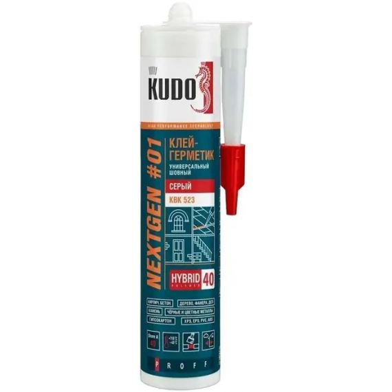 Клей-герметик гибридный KUDO NEXTGEN шовный 280мл КВК-523